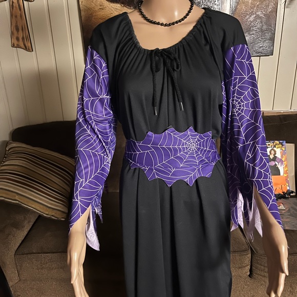 Rubie’s • Witch Of The Webs • Women • One Size • Purple/Black •Halloween Costume - Picture 3 of 15